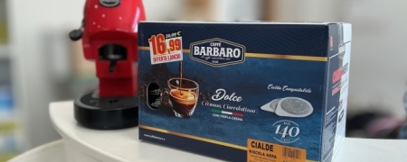 Scorta Famiglia | 140 cialde Barbaro Nero